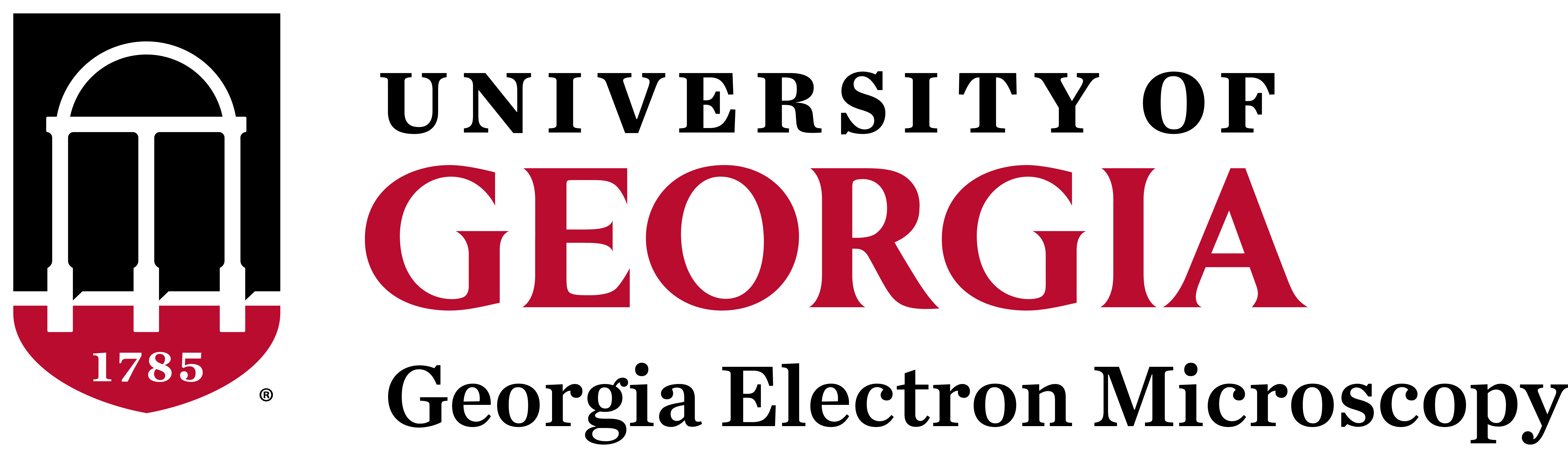 UGA Georgia Electron Microscopy Official Logo